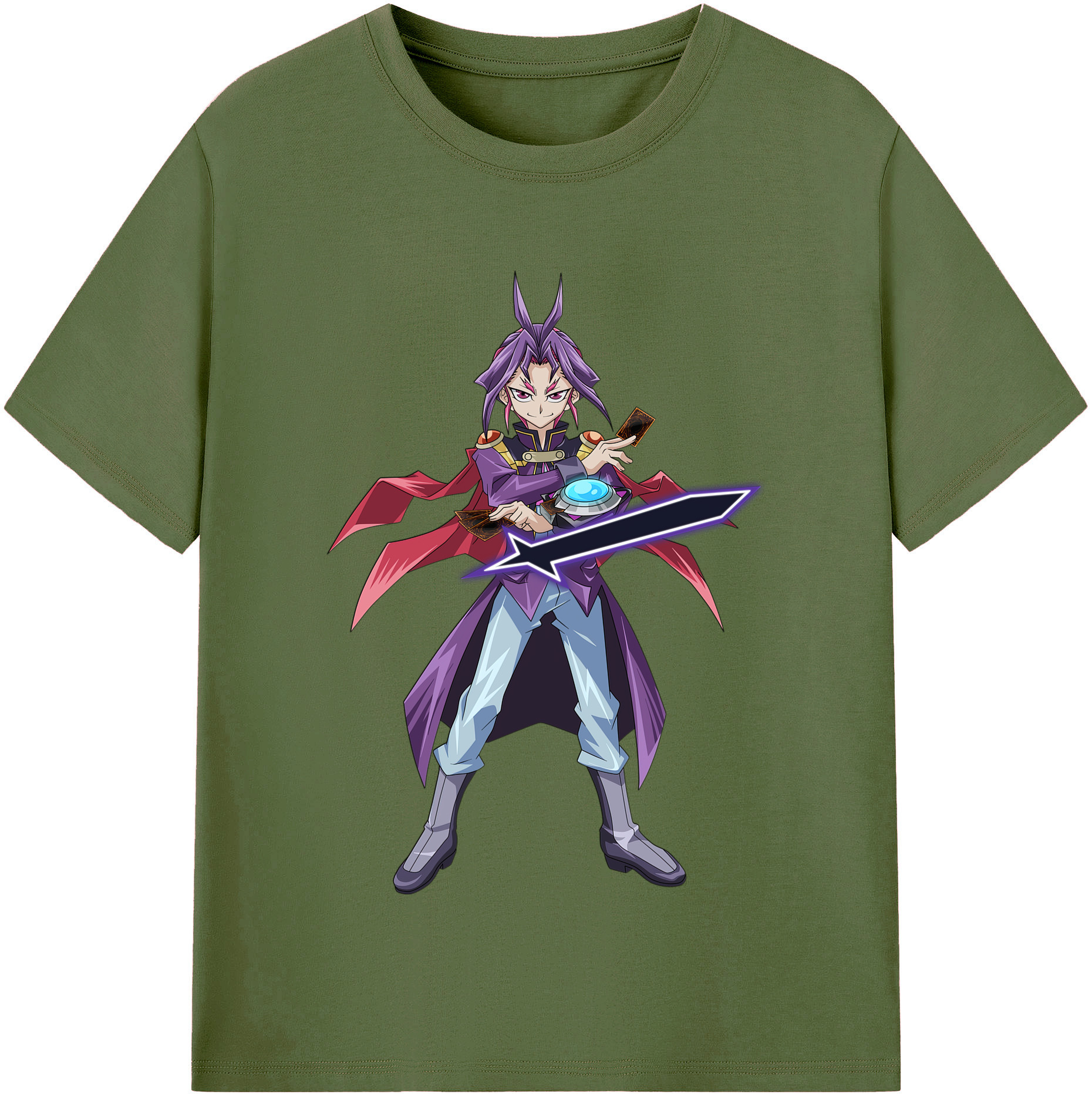 （画像用） 遊☆戯☆王 Yu-Gi-Oh! 綿100％半袖Tシャツ（フロントプリント）